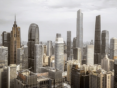 现代城市背景