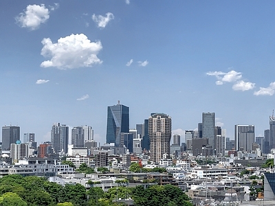 现代城市背景