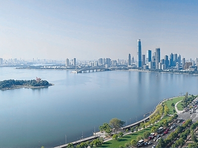 现代城市背景
