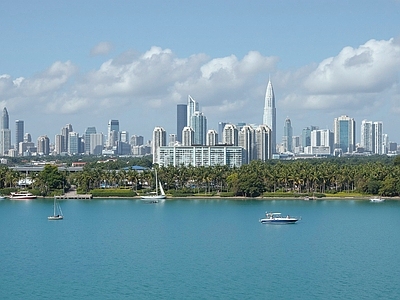 现代城市背景