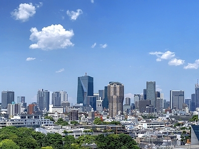 现代城市背景