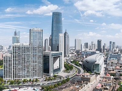 现代城市背景