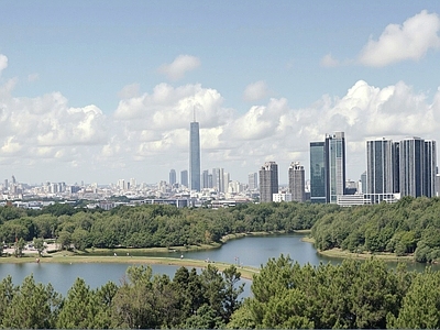 现代城市背景