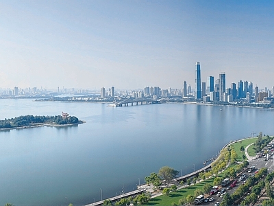 现代城市背景