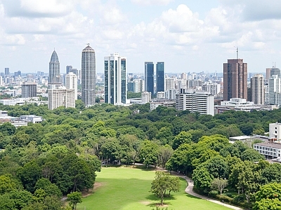 现代城市背景