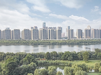 现代城市背景