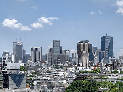 现代城市背景