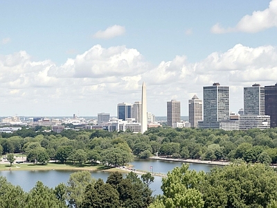 现代城市背景