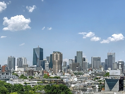 现代城市背景