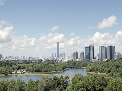 现代城市背景