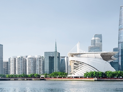 现代城市背景