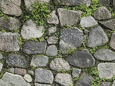 复古植草砖