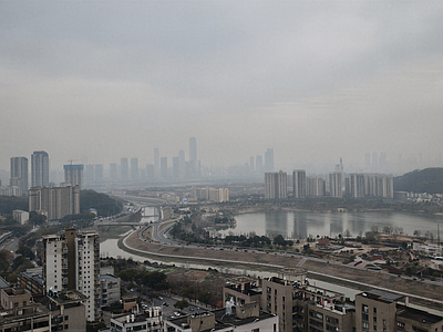 现代城市背景
