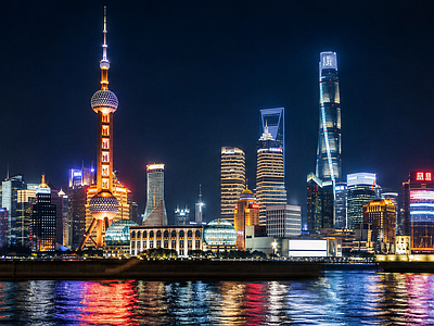 现代城市背景