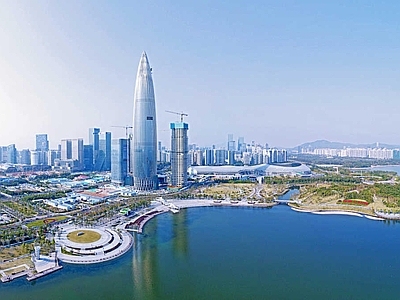 现代城市背景