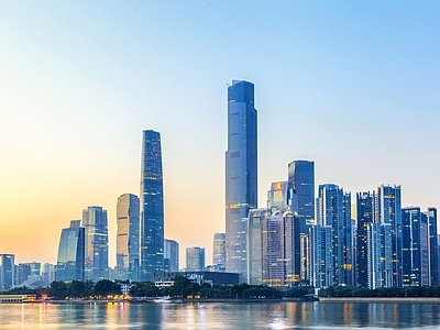 现代城市背景