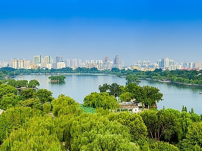 现代城市背景
