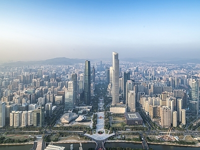 现代城市背景