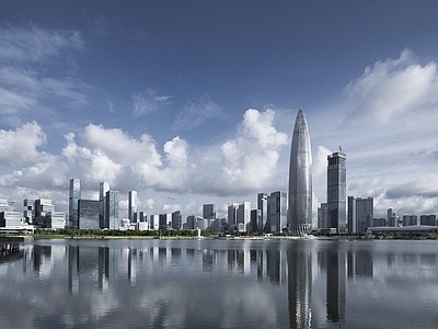 现代城市背景