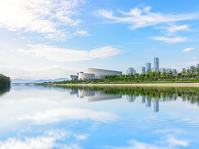 现代城市背景