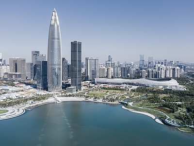 现代城市背景
