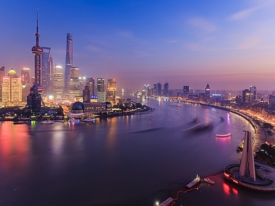 现代城市背景