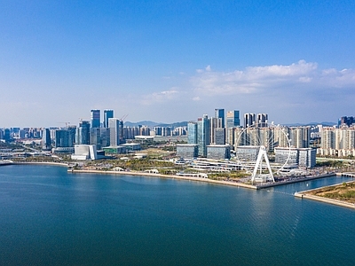 现代城市背景