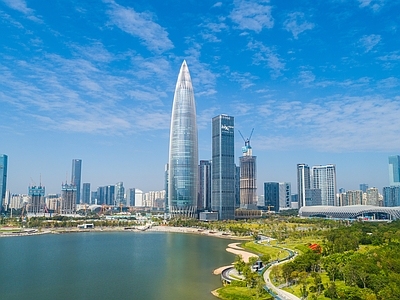 现代城市背景