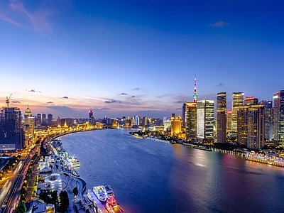 现代城市背景