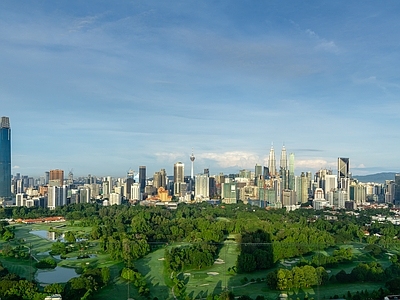 现代城市背景