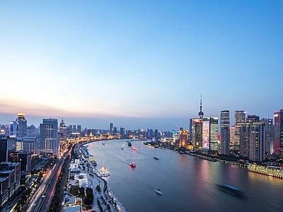 现代城市背景