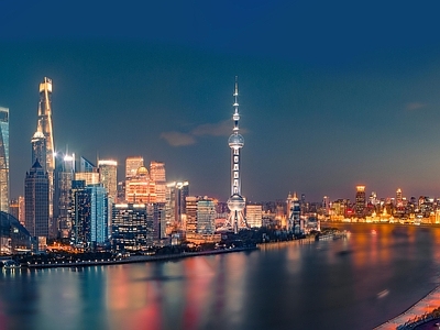 现代城市背景