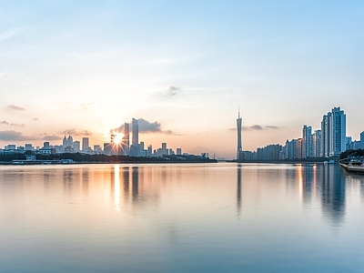 现代城市背景