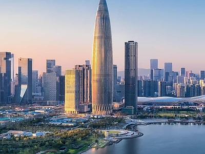 现代城市背景