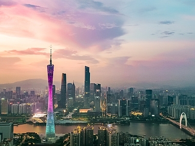 现代城市背景