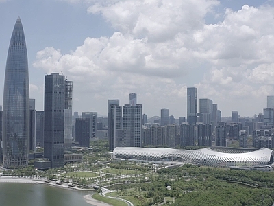 现代城市背景