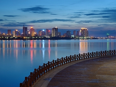 现代城市背景