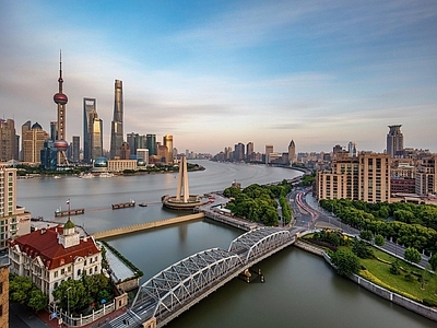 现代城市背景