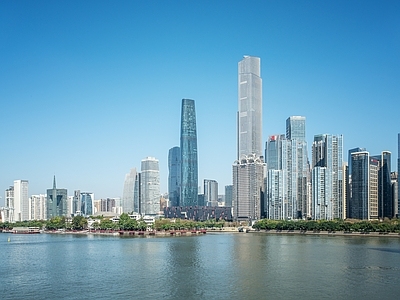 现代城市背景