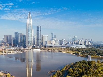 现代城市背景