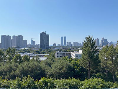 现代城市背景