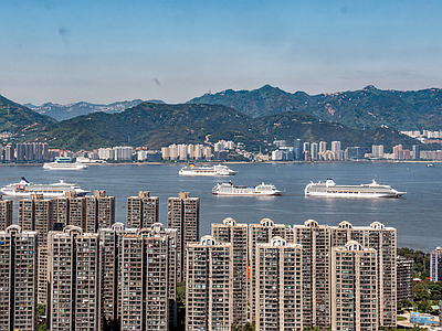 现代城市背景