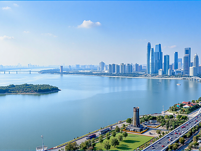 现代城市背景