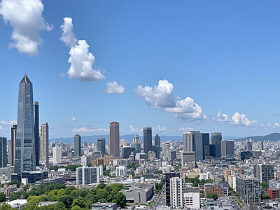 现代城市背景