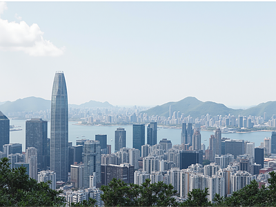 现代城市背景
