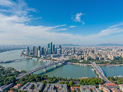 现代城市背景