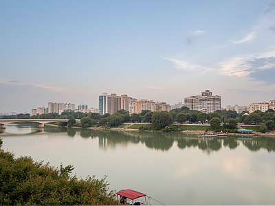 现代城市背景