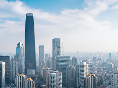 现代城市背景