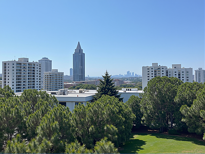 现代城市背景