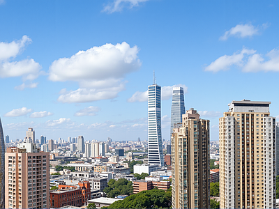现代城市背景